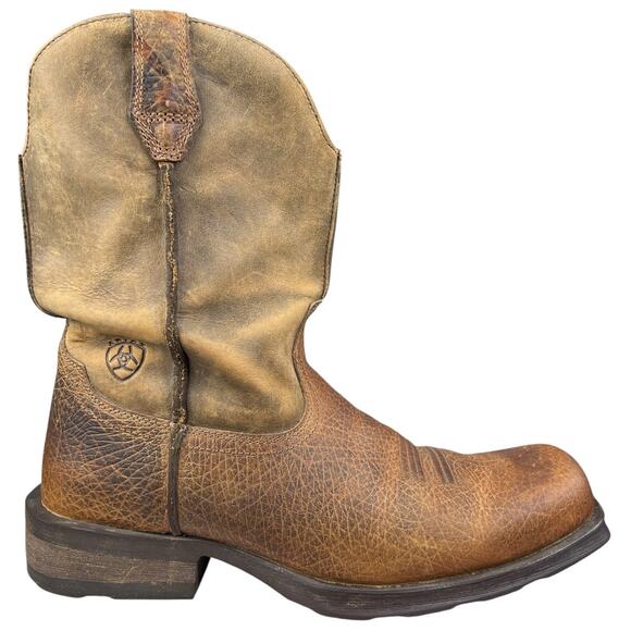 Ariat Men’s Rambler Brown Distressed Cowboy Boot Size US 10 - Picture 1 of 11